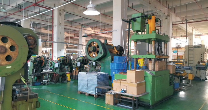 Stamping equipment workshop