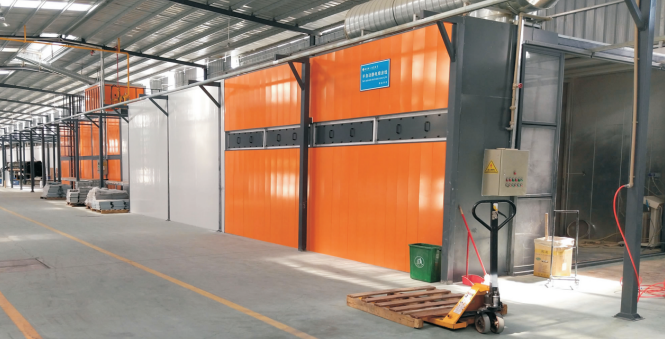 Surface treatment production line
